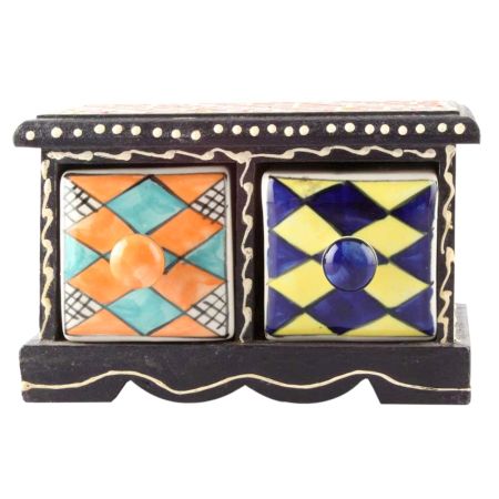 Spice Box-1490 Masala Rack Container Gift Item